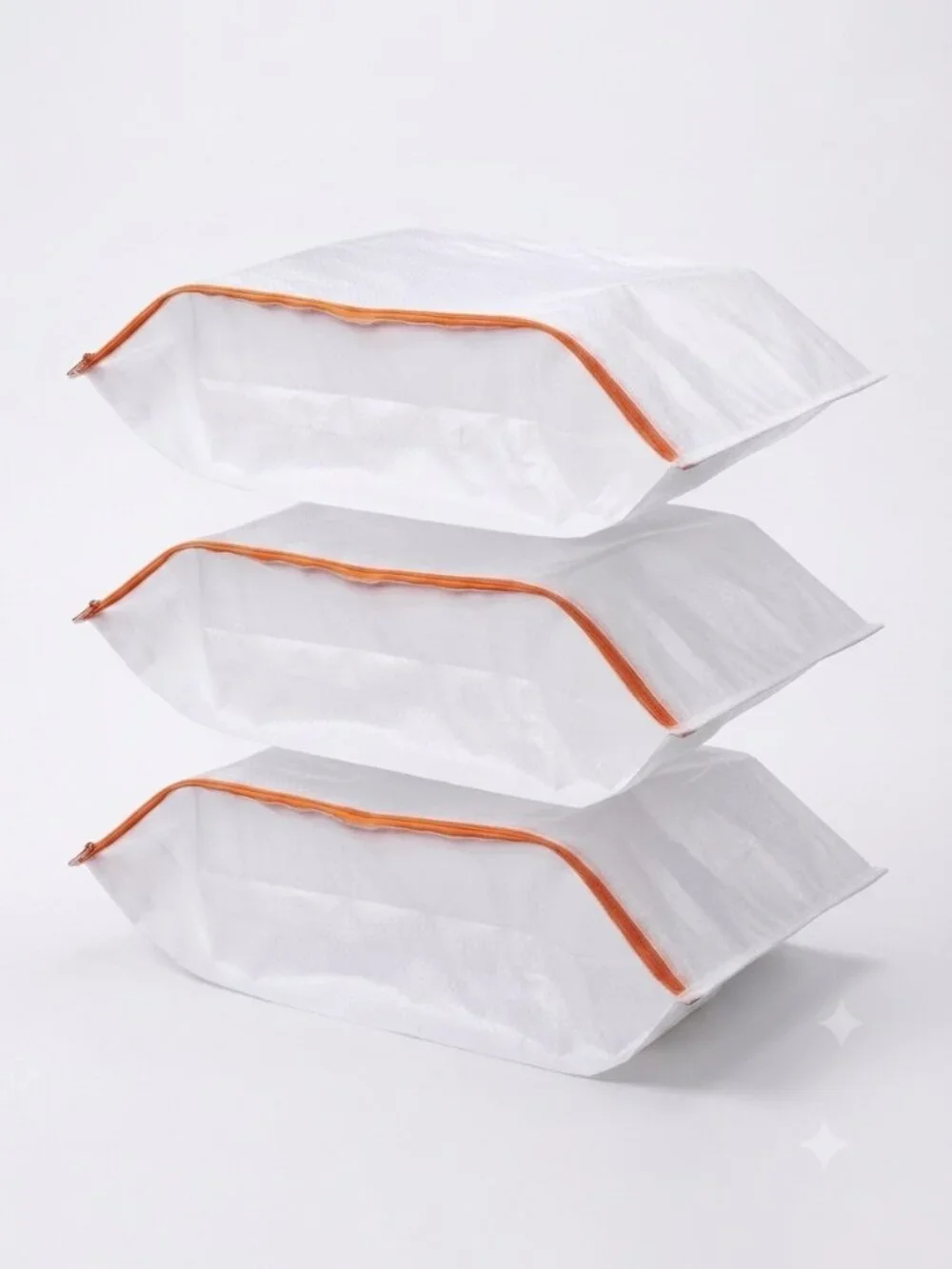 Set of 3 IKEA PÄRKLA Shoe bags, 19 x 8 ¾ x 6 